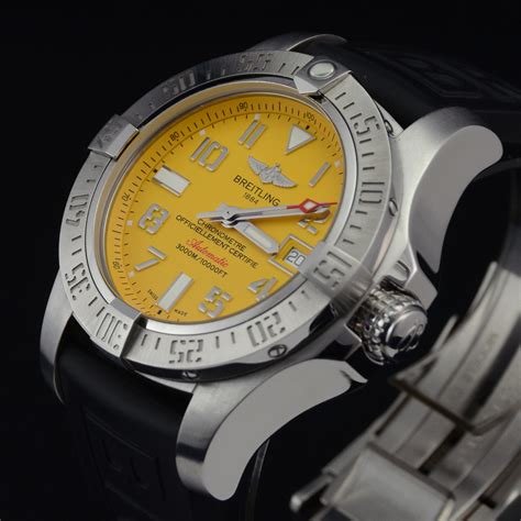 breitling avenger 2 yellow